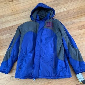 New York Giants NFL team apparel 3in1 winter coat systems jacket size large NEW